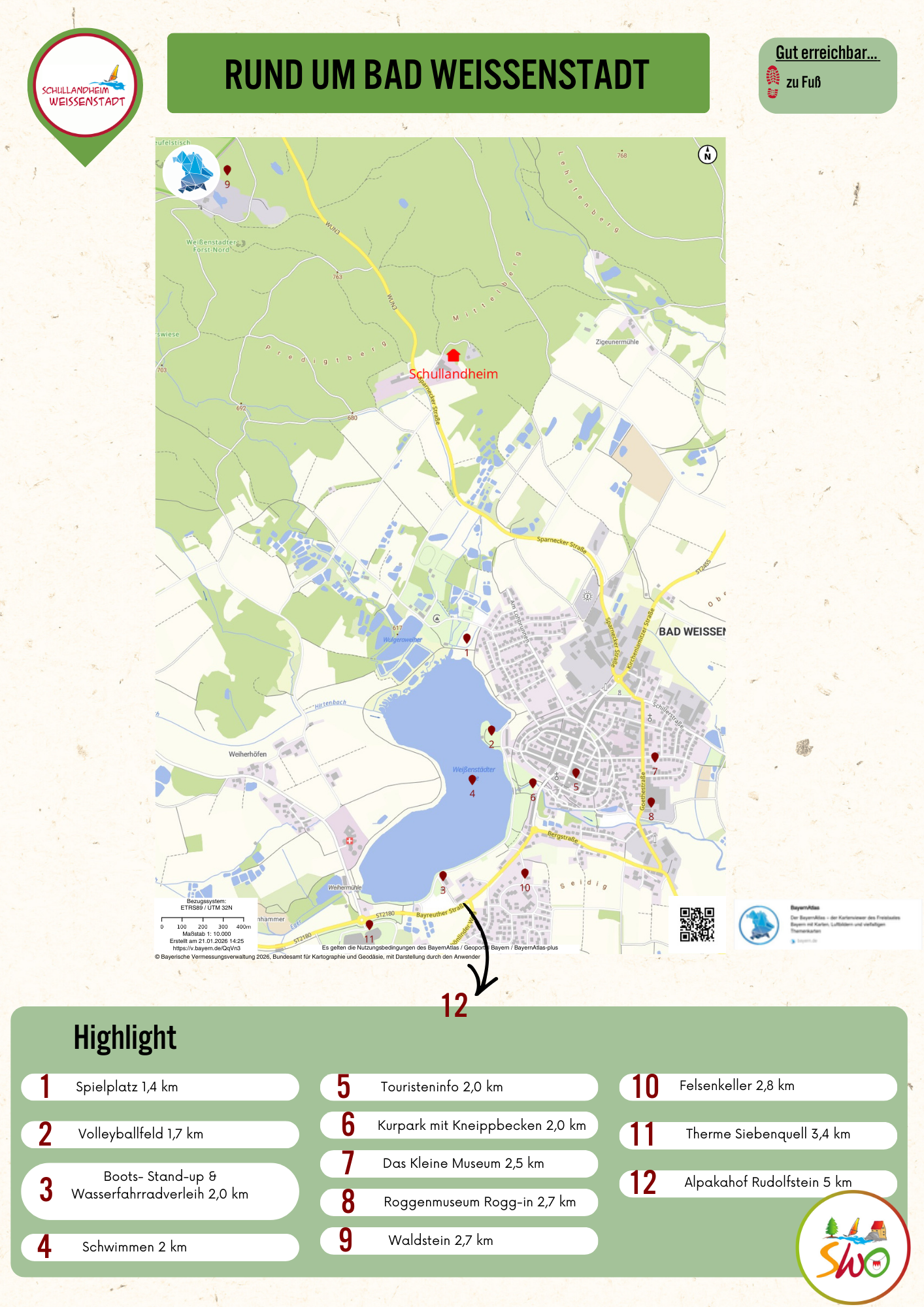 W Rund um Weißenstadt Karte 1